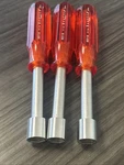Xcelite HS18 Hollow Shaft Nutdriver 7" Hole Depth 9/16" Blade Dia Red Handle. Fixed Price $16.99.