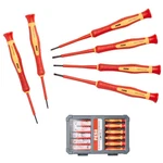 Fesa Insulated Precision Screwdriver Set 1000V 6-PC Terminal Red. Fixed Price $25.99.