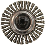 4" Stringer Bead Wheel Brush, Stainless Steel Wire, Usa, Makita # 743204-B. Fixed Price $19.50.