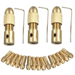 Eyech Sets 0.5-3MM Small Electric Drill Bit Brass Collet Chuck Set.... Fixed Price $12.35.
