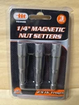 Nut Setters 1/4" X 2-9/16" Long Magnetic Driver 3PC. Fixed Price $11.87.