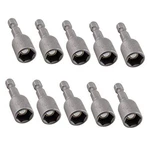 Pcs Quick-change Power Nut Driver Set (10MM) Hex Shank Magnetic 3/8". Fixed Price $21.41.
