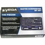 Vega 100PC Master Screwdriver Bit Set 1/4IN. Fixed Price $57.34.