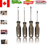 Professional 4-PIECE Phillips & Slotted Screwdrivers Heat-treated Carbon Steel. Fixed Price $38.69.