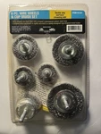 6PC Wire Wheels & Cup Brush Set Item #01341 Shank 1/4". Fixed Price $15.00.