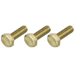 Metallixity Hex Head Screw Bolt M10-1.5X35MM 3PCS Brass Fully Threaded Solid .... Fixed Price $20.40.
