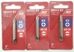 Of 3 Ace Hardware 2060291 Dual Ended Driver Bits 2" #2 Phillips / #8-10 Slot. Fixed Price $11.99.