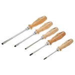 Felo Screwdriver Wooden Handle Slotted/philips 5 Piece Set. Fixed Price $51.59.