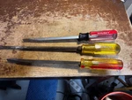 Vintage Blue Point Husky Amsco Flathead Screwdriver Lot Usa 3/8" X10,. Fixed Price $16.00.