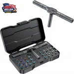 Dylife 24 Magnetic Screwdriver Set, Diy Ratchet Mini 1, Black Gray. Fixed Price $25.88.