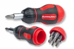 Platinum Tools 8-IN-1 Ratcheted Stubby Screwdriver. Fixed Price $13.99.