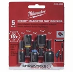 Milwaukee 49-66-4563 Piece Shockwave Magnetic Insert Hex Nut Driver Set. Fixed Price $14.79.