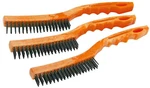 Hft 45661 3-PIECE Wire Brush Set Oil-tempered Carbon Steel Bristles. Fixed Price $11.41.