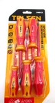 Tolsen 5PC Vde 1000V Electrician's Insulated Screwdriver Set Phillips Slotted. Fixed Price $20.99.