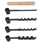 Bushcraft Wood Auger Hand Set 4 Sizes Manual Drilling Tool Kit New. Fixed Price $50.43.