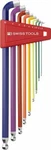 Pb Swiss Tools 2212LH-10 Rb Ballend Hex Wrench Set Long Stubby Tip Rainbow. Fixed Price $99.53.