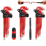 30PC Hex Torx Key Set Ball End Wrench Grip Handle Extension Bar S2 Mm Inch. Fixed Price $29.99.
