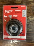 Milwaukee 48-52-5050 3 In. Knot Wire Cup Brush Stainless Steel. Fixed Price $22.50.