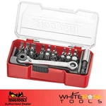 Teng Tools Mixed Screwdriver Bit Set With Ratchet And Belt Clip Pieces TJ1429. Fixed Price $57.75.