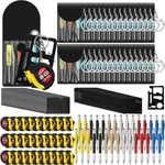 120 Pcs Mini Screwdriver Tape Keychain Set Multitool Pen Card Father's Gifts .... Fixed Price $88.19.