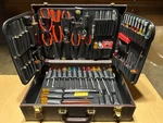 Vintage Xcelite TC-100 Tool Case Complete, Unused Collector Set With Keys. Fixed Price $800.00.