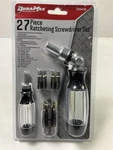 Dura Max TS90413B Ratcheting Screwdriver Set, 27-PIECE. Fixed Price $15.29.
