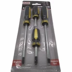 Tool Bench Hardware 4 Pc Screw Driver Set 2 Flat Head & Phillips Magnetic Tips. Fixed Price $15.88.