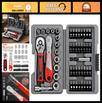 Hi-spec 48PC Ratcheting Screwdriver & Socket Set, 1/4" Mini Bit An. Fixed Price $45.11.