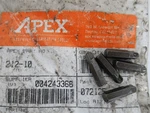 Apex 212-10 , 1/4'' Torq Set #10 Hex Insert Bits (pk 5). Fixed Price $20.00.