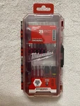 New Milwaukee 48-32-4095 Shockwave 25 Piece Impact Driver Bit Set (nib). Fixed Price $16.79.