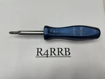 Snap-on Tools New Power Blue Hard Grip Reversible Blade Screwdriver Set SDDD41MB. Fixed Price $74.95.