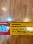 Mac Tools SDRPBM6FNG Philips Screwdriver Set Green New In Box.. Fixed Price $75.00.