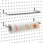 Accencyc 2 Pack Pegboard Holder Hooks For Paper Towels, Kitchen. Fixed Price $13.65.