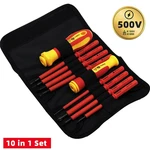 10PCS Vde Insulated Screwdriver Set Interchangeable Blades Magnetic 500V Kit. Fixed Price $21.49.