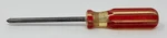 Vintage Stanley Handyman 1722 #2 Phillips Screwdriver Red Amber Handle Usa 1950S. Fixed Price $10.95.