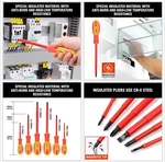 6PC 1000V Insulated Screwdriver Set Magnetic Tips Electrician Slotted Phillips. Fixed Price $19.96.