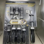 Evercraft 11PC Ratcheting Fix-blade Screwdriver Set. Fixed Price $15.00.