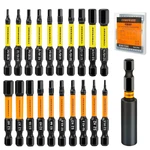Comoware 21PCS Allen Wrench Drill (metric&sae), S2 Steel 1/4" Hex Set,. Fixed Price $28.99.