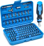 10082A Security Bit Set And Ratcheting Screwdriver 101 Piece Chrome Vana. Fixed Price $32.85.