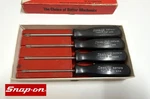Snap On 4PC Vintage Torx Screwdriver Set Original Box Sizes: T15 T20 T25 T27. Fixed Price $175.00.