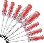 Piutouyar 8PCS Magnetic Torx Screwdriver Set T8-T15 3MM 75MM Red. Fixed Price $12.79.