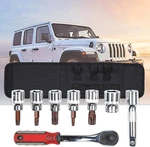 Hoolcar Hard Top And Door Removal Torx Tool Set Socket Wrench Chrome. Fixed Price $37.99.