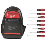 Milwaukee Jobsite Backpack With Screwdriver Set (8-PIECE). Fixed Price $139.99.
