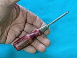 Vintage Bonney Usa Phillips #1 Tip Screwdriver Model WP1 Burgundy Wood Handles. Fixed Price $12.00.