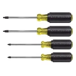 Klein Tools 85664 Screwdriver Set, Square Recess Chrome Plated Shafts, 4-PIECE. Fixed Price $42.04.