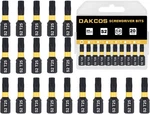 Dakcos T25 Torx Bit Set, 20-PIECE Premium S2 Alloy Steel 1-INCH Long Screwdriver. Fixed Price $16.99.