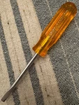 Xcelite R144 Screwdriver Flat Blade 1/4" 6" - Made In Usa. Fixed Price $10.00.
