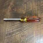 Stanley Usa 7/16 Nut Driver 61-810 Brown Clear/yellow Handle Vintage. Fixed Price $11.98.