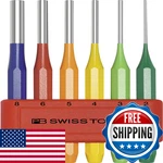 Pb Swiss Tools Pin Punch Set 755.BL Rb Cn 100 Made 6-PIECE Drift. Fixed Price $84.87.