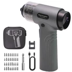 Anxtech Cordless Electric Screwdriver Set Electronic Gun Tools + Led Light. Fixed Price $19.99.